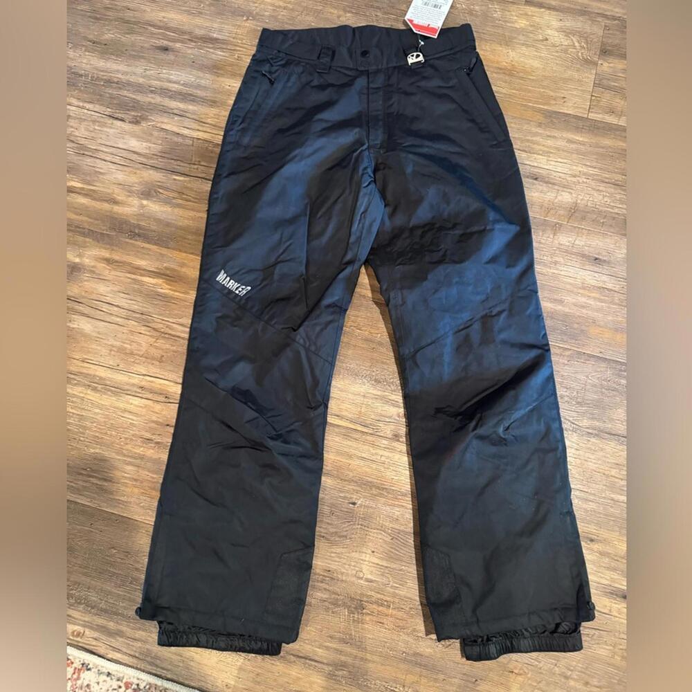 NWT Marker Gillette Waist Men’s Black Snow Pants Sz M